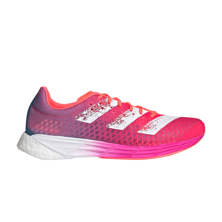 Men's Adidas Adizero Pro, Signal Pink/Cloud White/Shock Pink, 10.5 D Medium