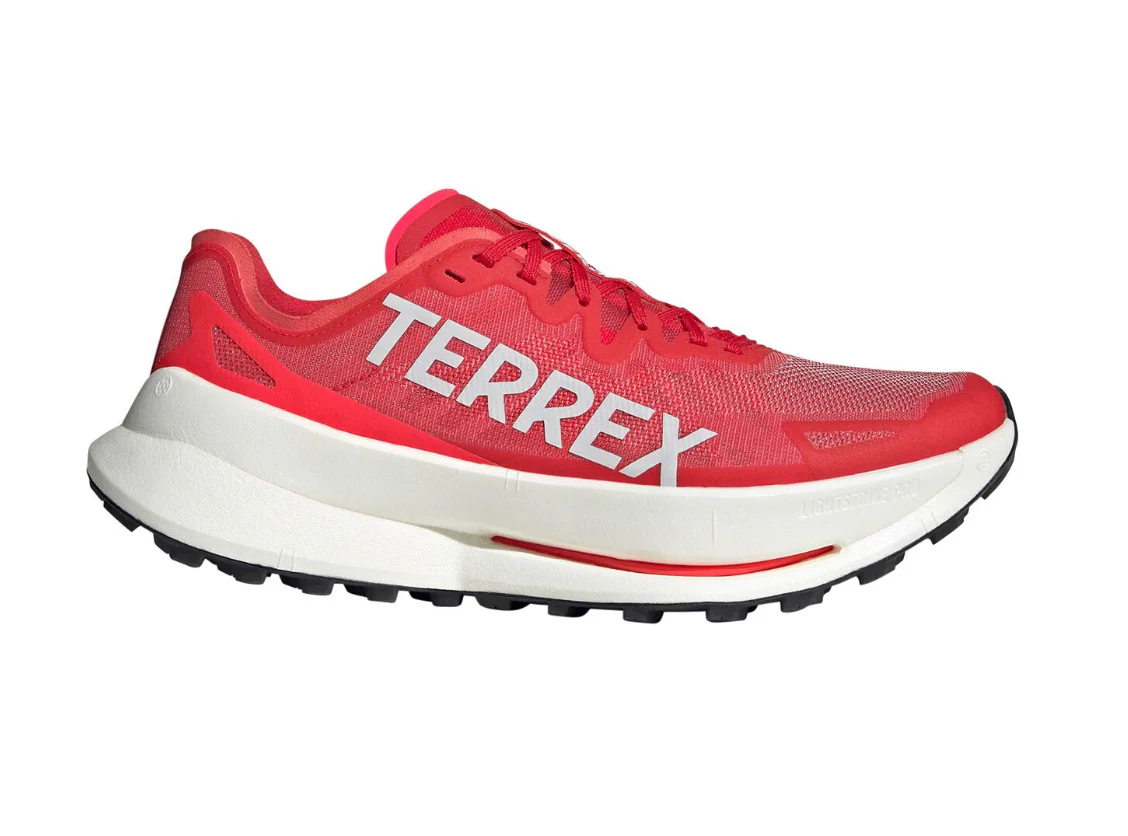 Men's Adidas Terrex Agravic Speed, Pure Ruby/Grey One/Lucid Red, 9.5 D Medium
