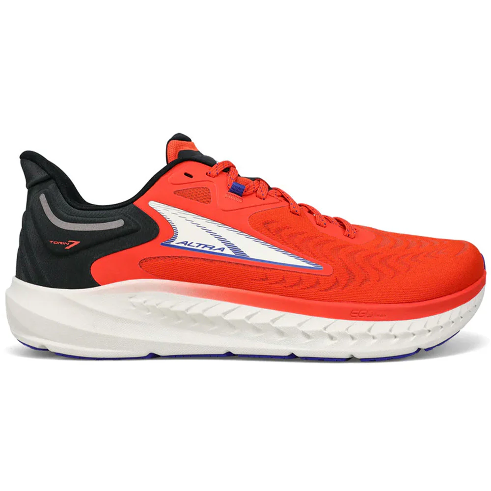 Men's Altra Torin 7, Black/Red, 10 D Medium