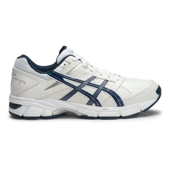 Men's Asics Gel-190TR, White/Navy/Silver, 8.5 D Medium