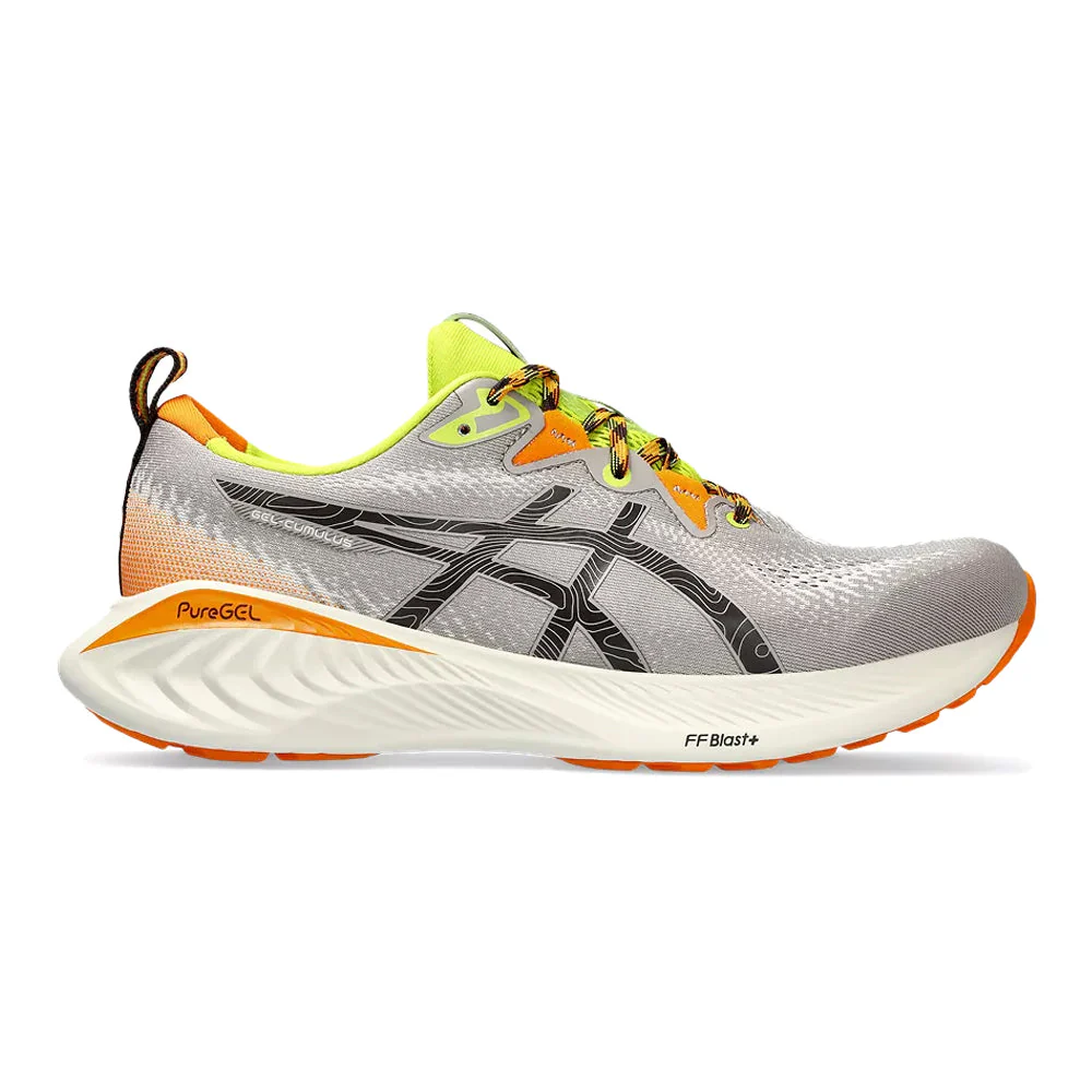 Men's Asics Gel-Cumulus 25 TR, Nature Bathing/Neon Lime, 10.5 D Medium