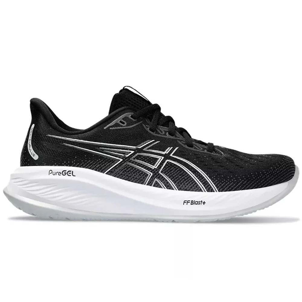 Men's Asics Gel-Cumulus 26, Black/Concrete, 12 2E Wide