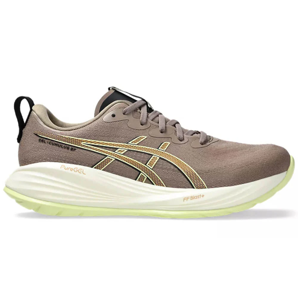Men's Asics Gel-Cumulus 27, Taupe Grey/Black, 11.5 D Medium