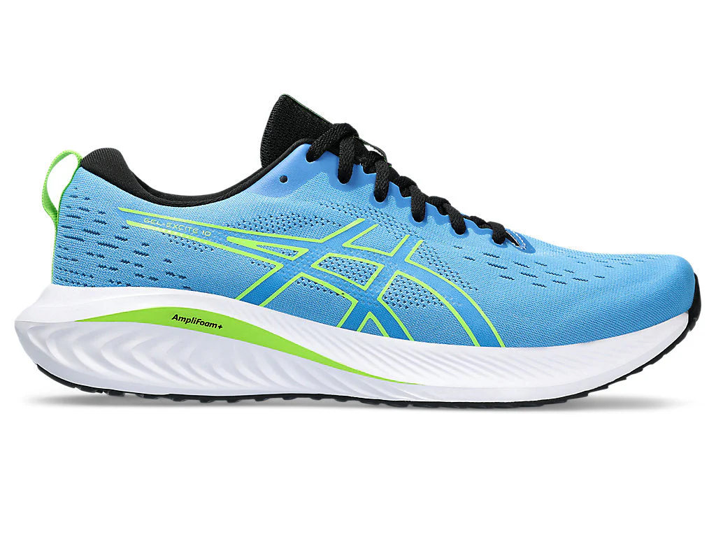 Men's Asics Gel-Excite 10, Waterscape/Electric Lime, 12 D Medium