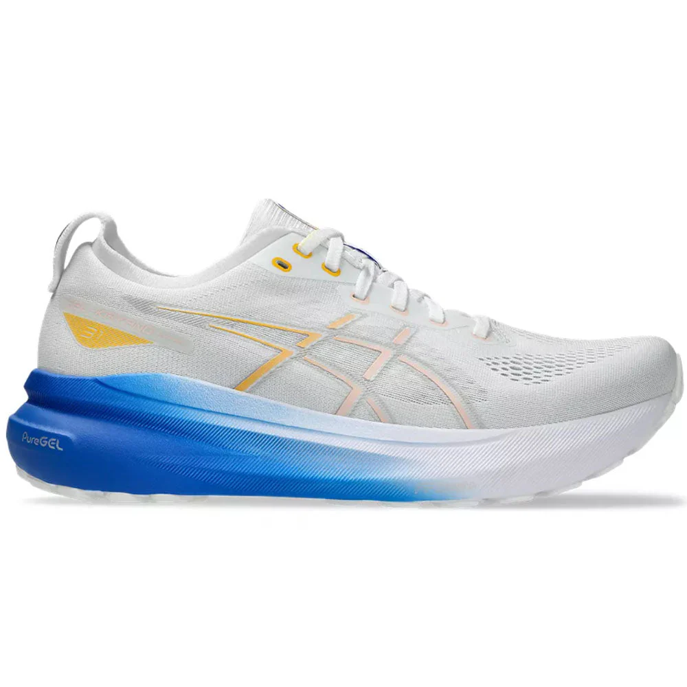 Men's Asics Gel-Kayano 31, White/Breeze, 8.5 D Medium