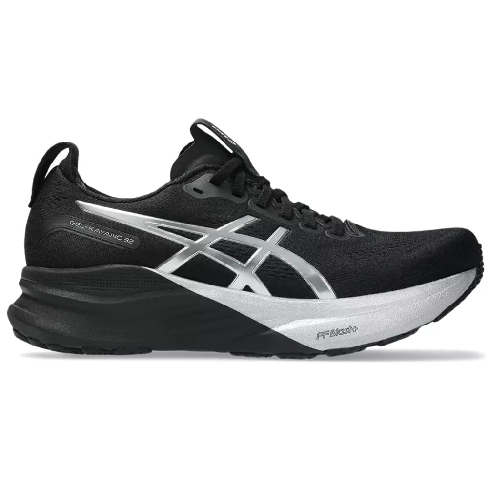 Men's Asics Gel-Kayano 32 Platinum, Platinum/Black, 11.5 D Medium