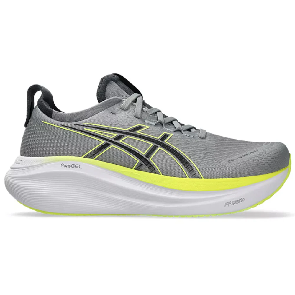Men's Asics Gel-Nimbus 27, Gravel/Carrier Grey, 10 2E Wide