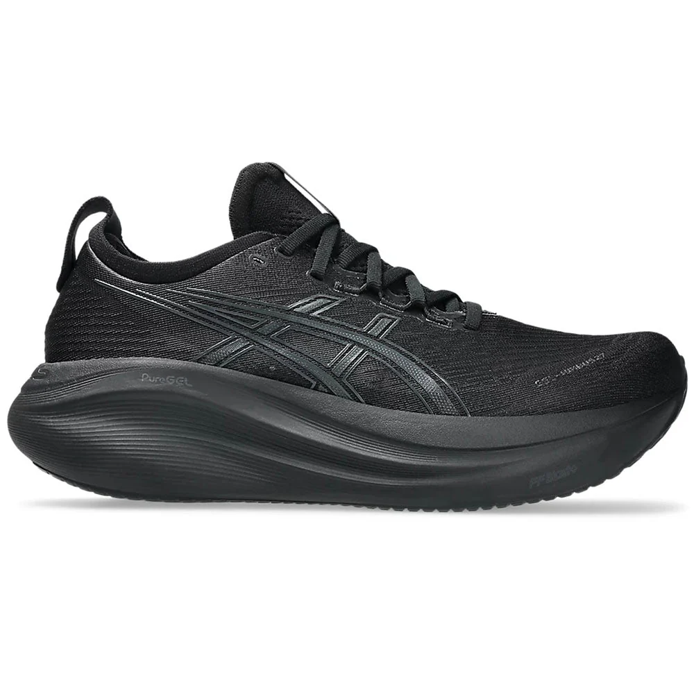 Men's Asics Gel-Nimbus 27, Black/Graphite Grey, 10 D Medium
