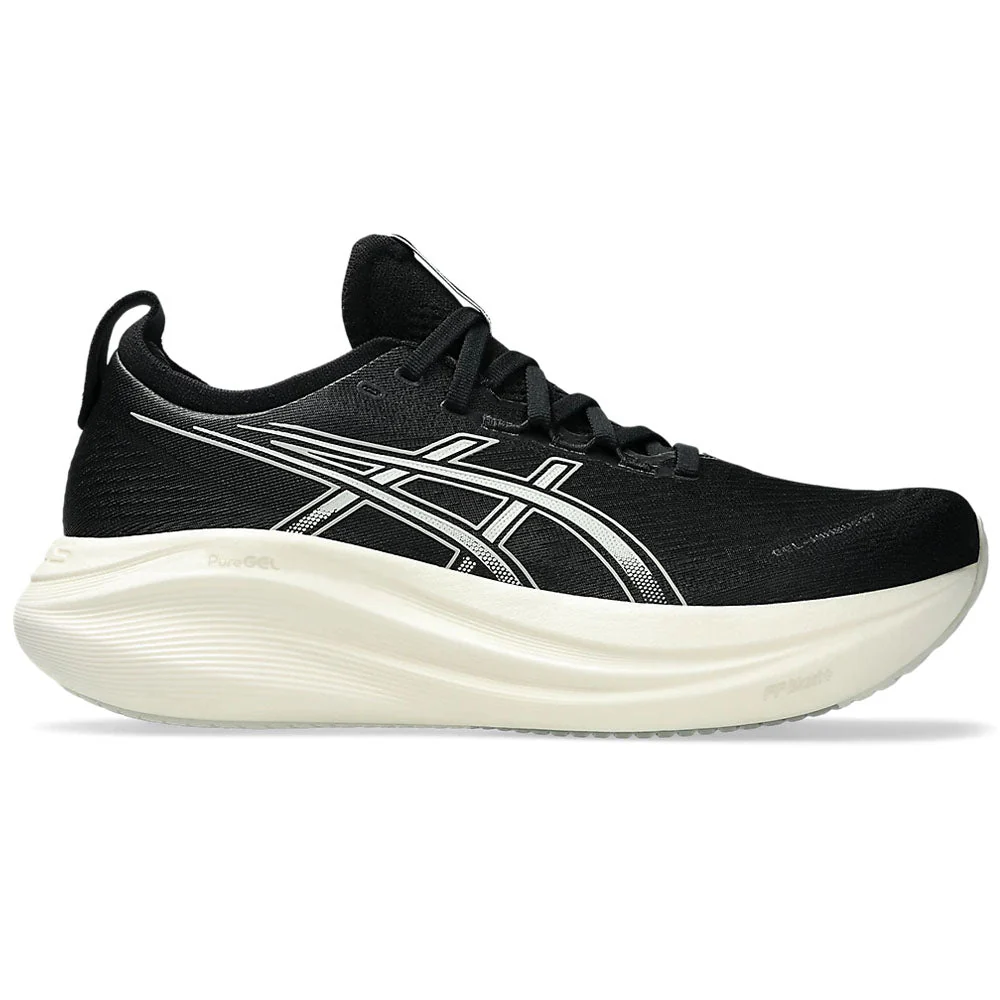 Men's Asics Gel-Nimbus 27, Black/Lake Grey, 13 4E Medium