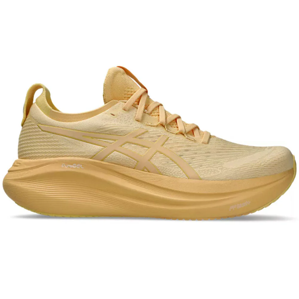 Men's Asics Gel-Nimbus 27 Lite-Show, Lite-Show/Light Orange, 8.5 D Medium