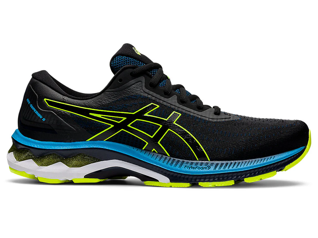 Men's Asics Gel-Superion 5, French Blue/Safety Yellow, 11 D Medium
