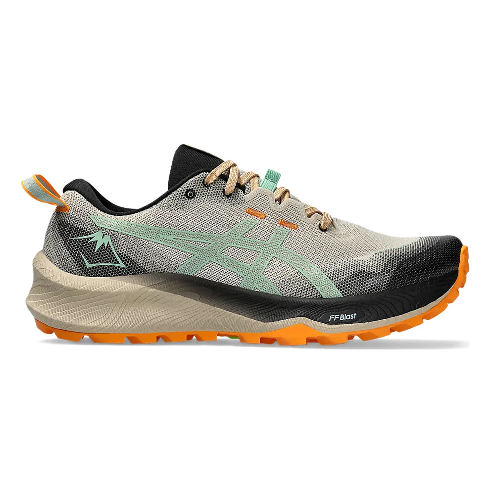 Men's Asics Gel-Trabuco 12, Feather Grey/Dark Mint, 9 D Medium