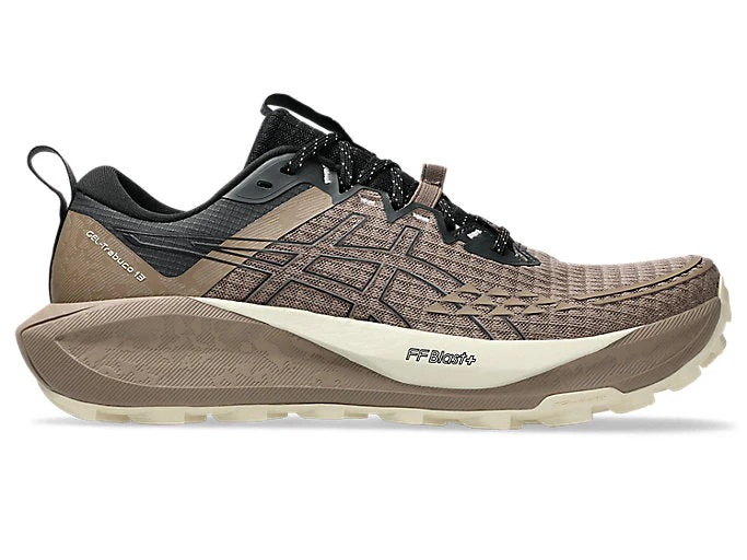 Men's Asics Gel-Trabuco 13, Taupe Grey/Black, 8 D Medium