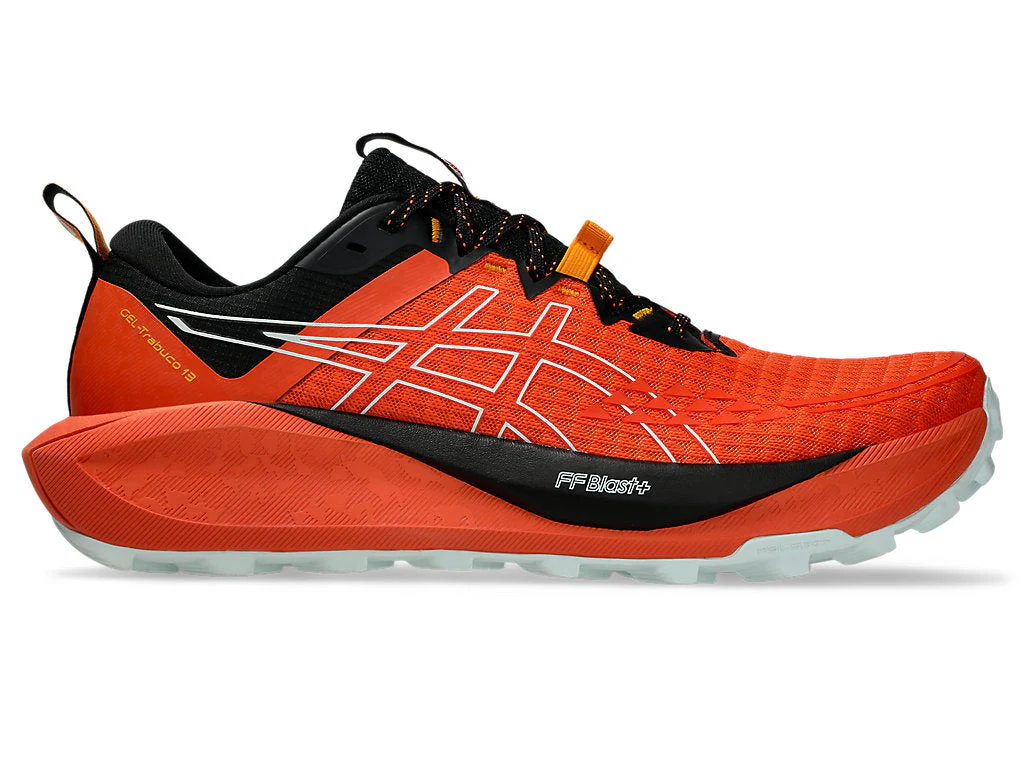 Men's Asics Gel-Trabuco 13, Nova Orange/Pure Aqua, 12.5 D Medium
