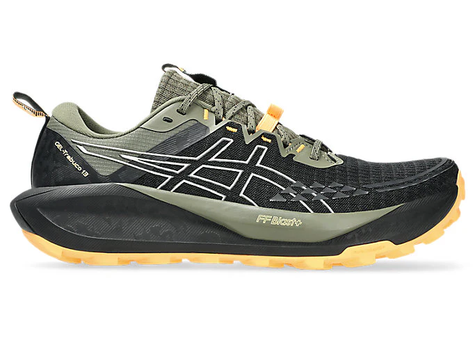 Men's Asics Gel-Trabuco 13, Black/Cream, 9 D Medium