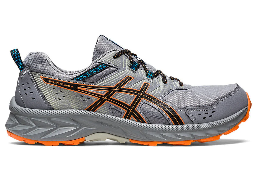 Men's Asics Gel-Venture 9, Sheet Rock/Sun Peach, 9 D Medium