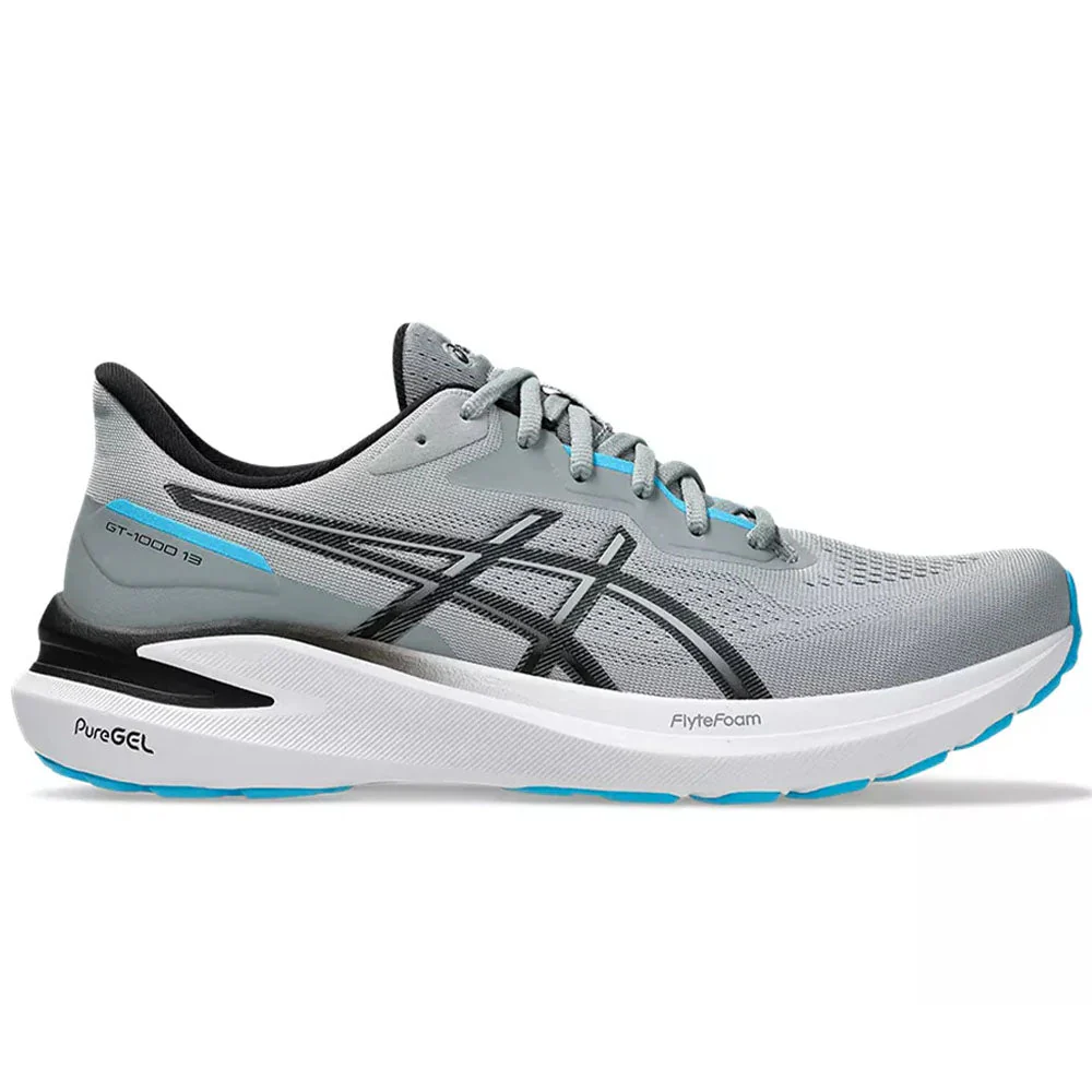 Men's Asics GT-1000 13, Sheet Rock/Black, 11 D Medium