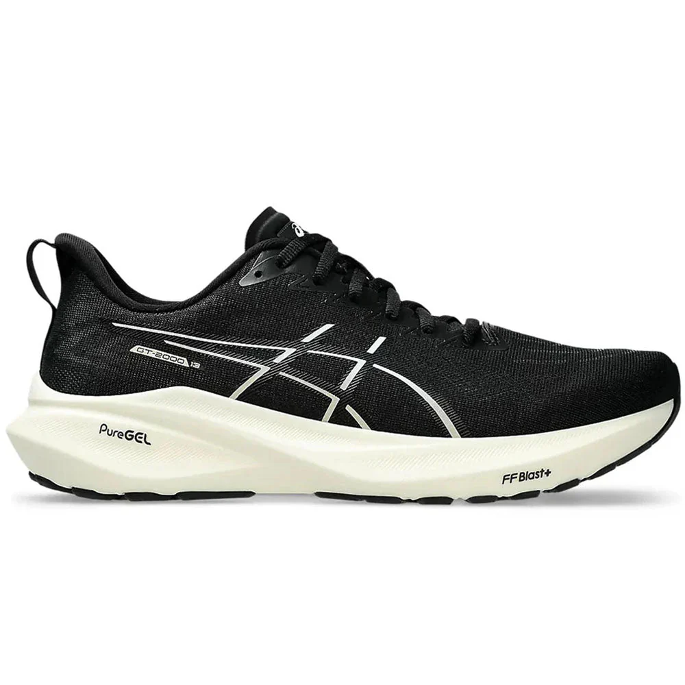 Men's Asics GT-2000 13, Black/White, 11.5 4E Extra Wide
