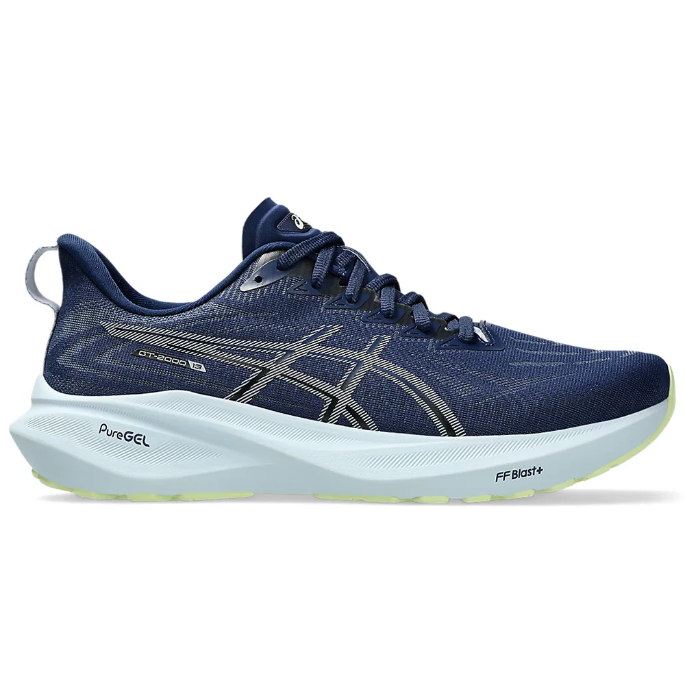 Men's Asics GT-2000 13, Blue Expanse/Grey Blue, 12.5 2E Wide
