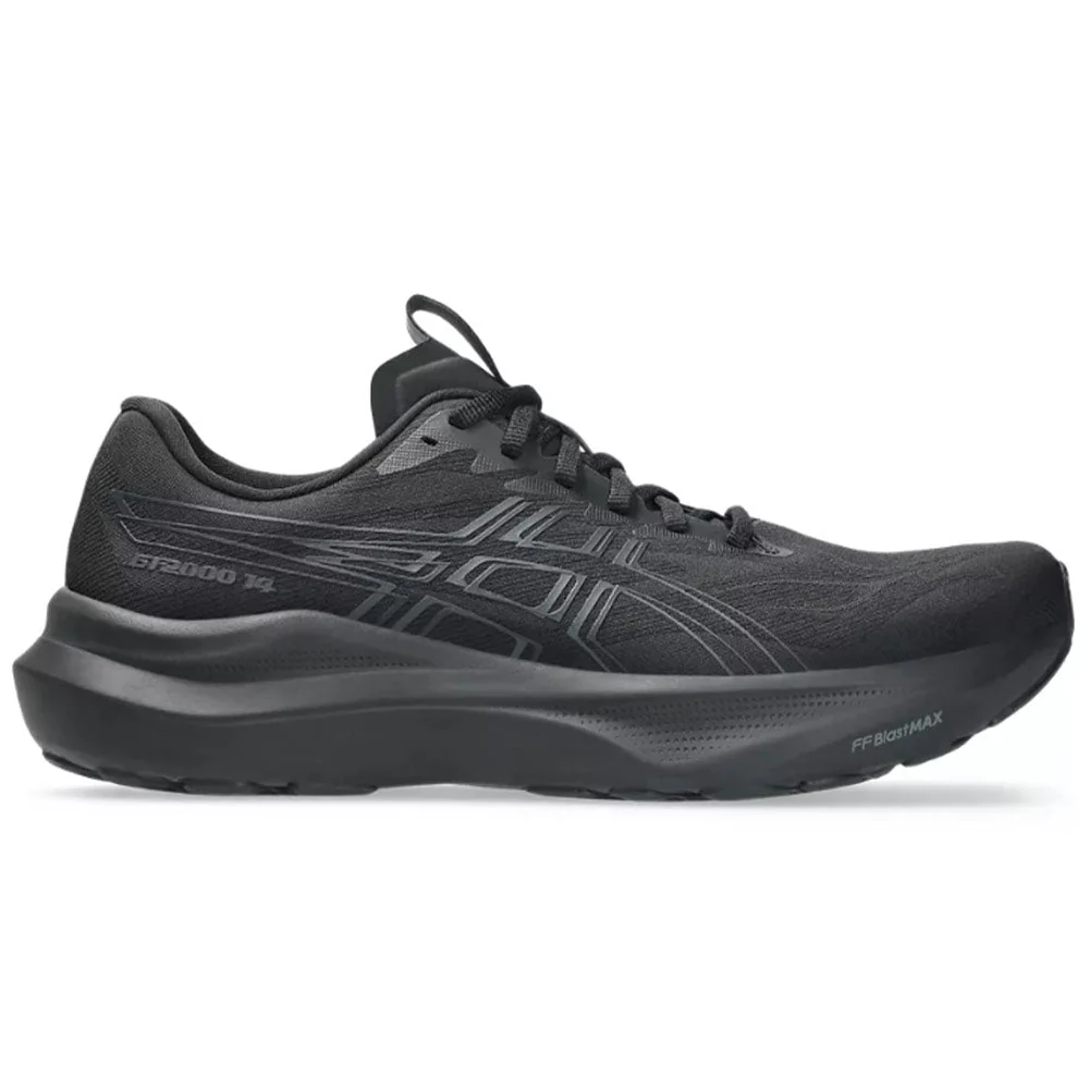 Men's Asics GT-2000 14, Black/Graphite Grey, 11 D Medium