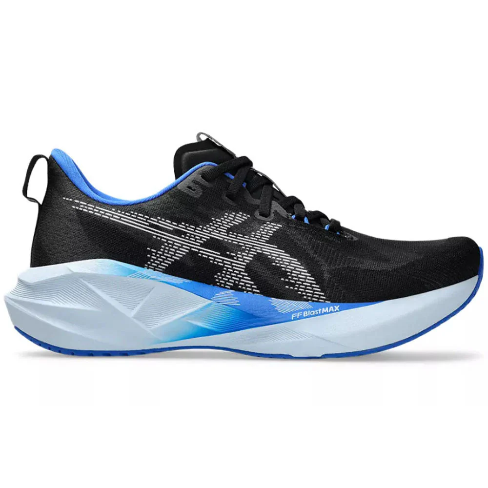 Men's Asics Novablast 5, Black/White, 10 D Medium