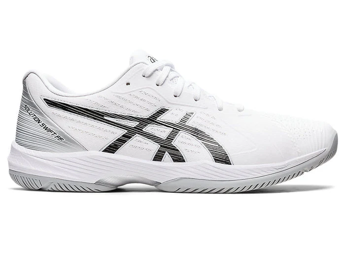 Men's Asics Solution Swift FlyteFoam, White/Black, 11.5 D Medium