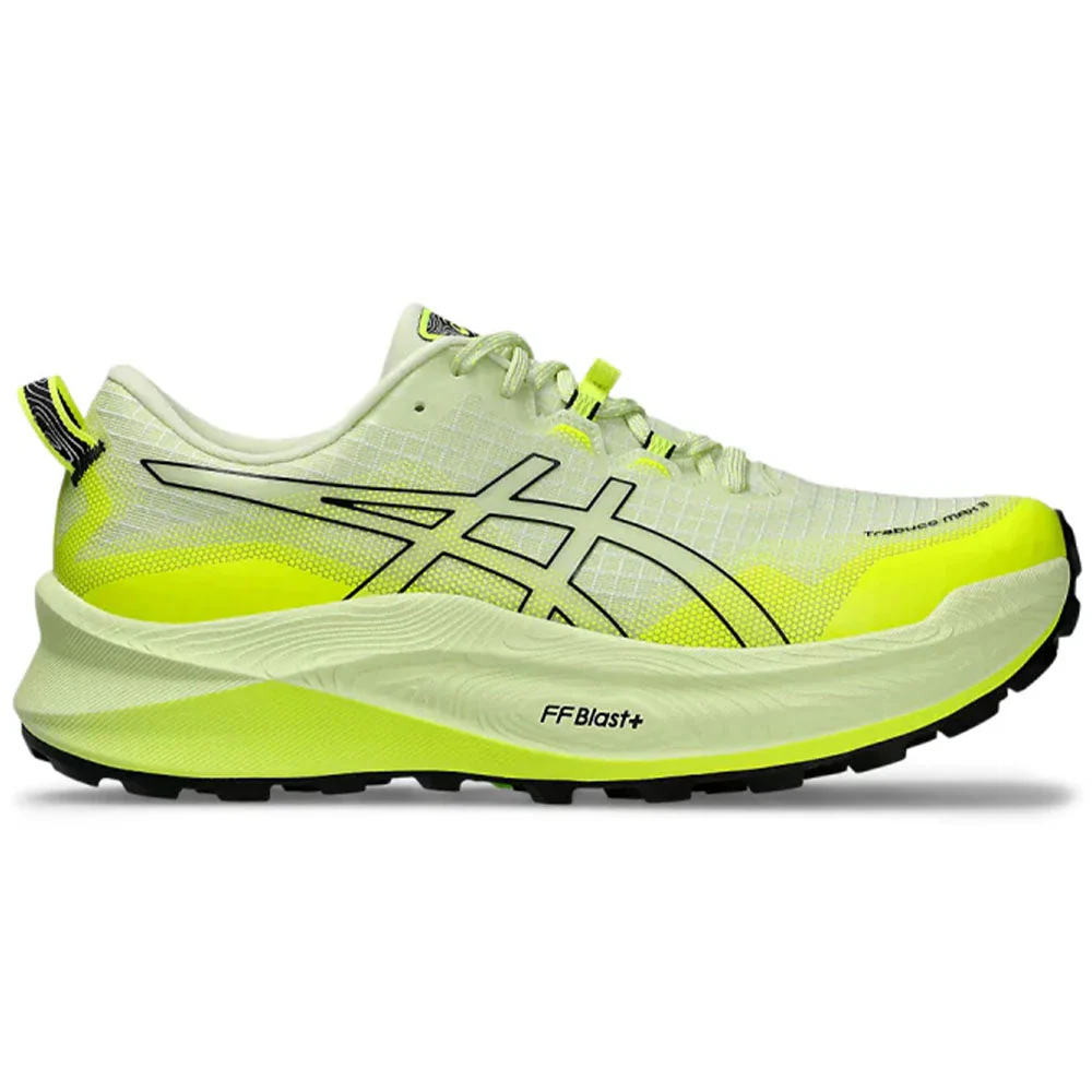 Men's Asics Trabuco Max 3, Cool Matcha/Black, 10.5 D Medium