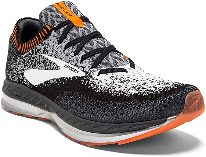 Men's Brooks Bedlam, Black/Grey/Orange, 10.5 D Medium