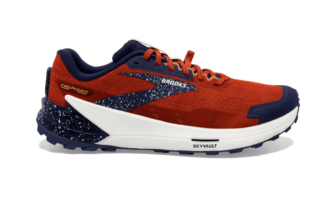 Men's Brooks Catamount 2, Rooibos/Biscuit/Peacoat, 9.5 D Medium