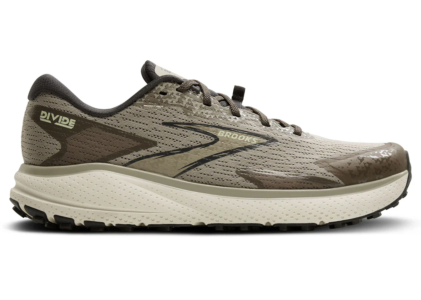 Men's Brooks Divide 5, London Fog/Falcon/Ebony, 11 D Medium
