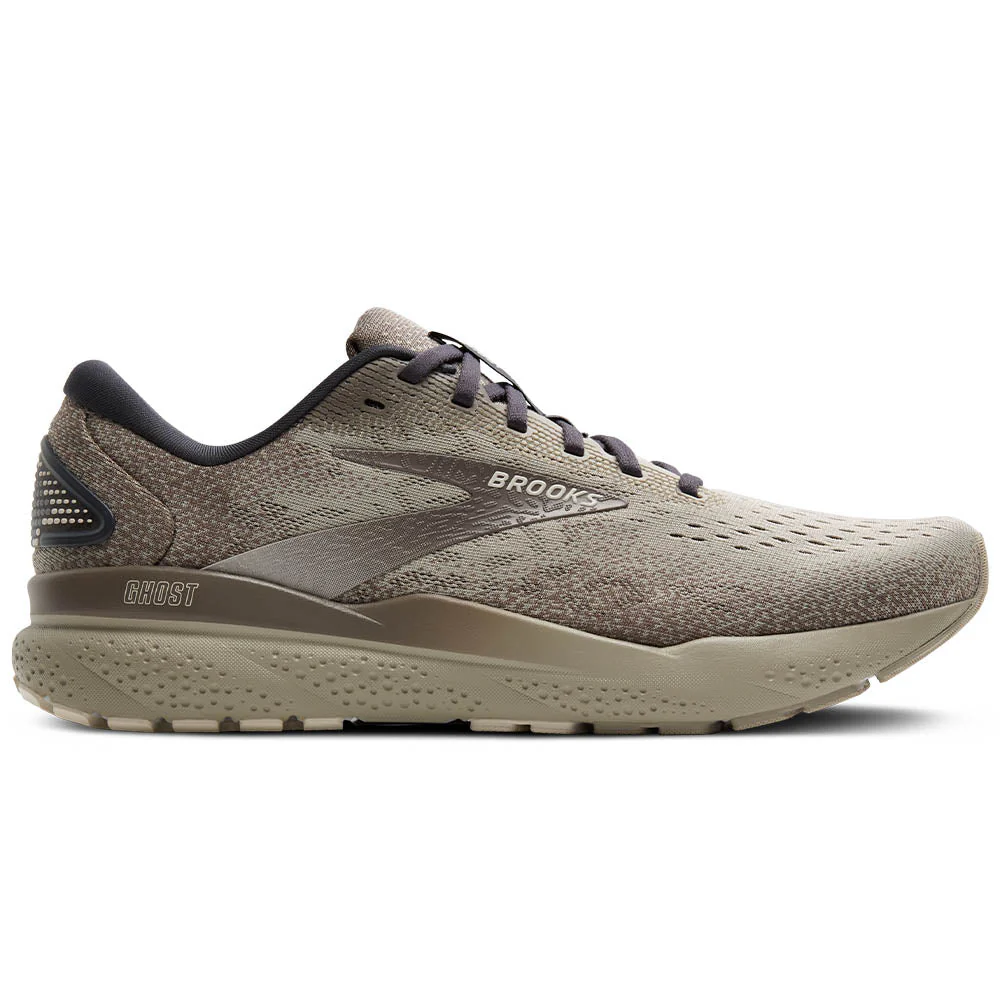 Men's Brooks Ghost 16, London Fog/Falcon/Coconut, 14 D Medium