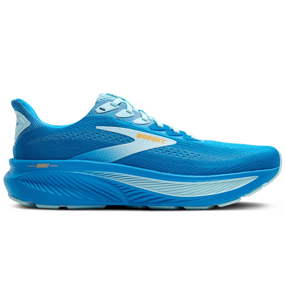 Men's Brooks Ghost 17, Cloissone/Blue/Orange, 14 D Medium