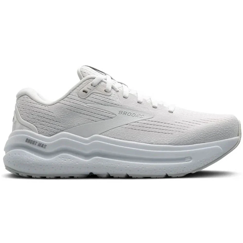 Men's Brooks Ghost Max 2, Bright White/Bright White, 7.5 D Medium