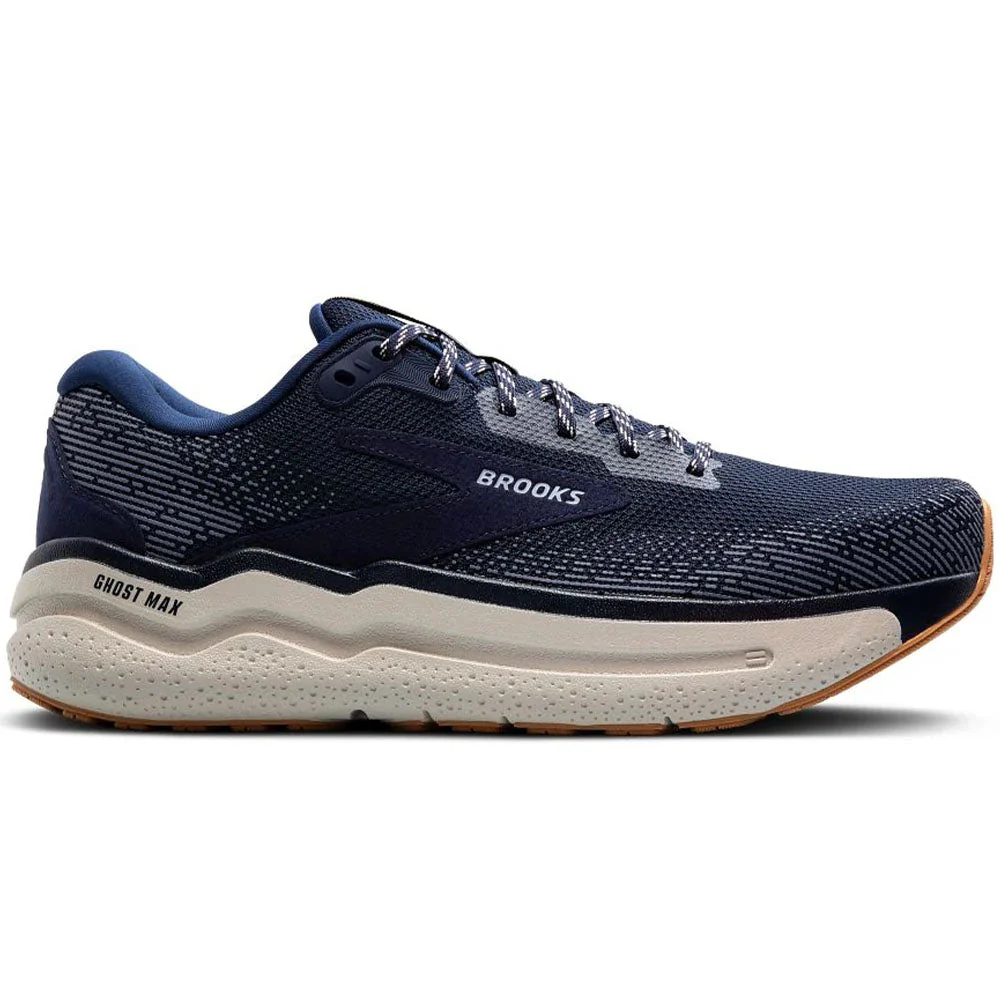 Men's Brooks Ghost Max 2, Peacoat/Stone/Biscuit, 9.5 D Medium