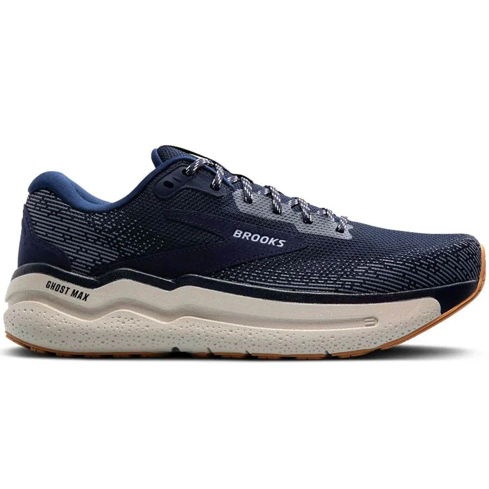 Men's Brooks Ghost Max 2, Peacoat/Stone/Biscuit, 14 D Medium