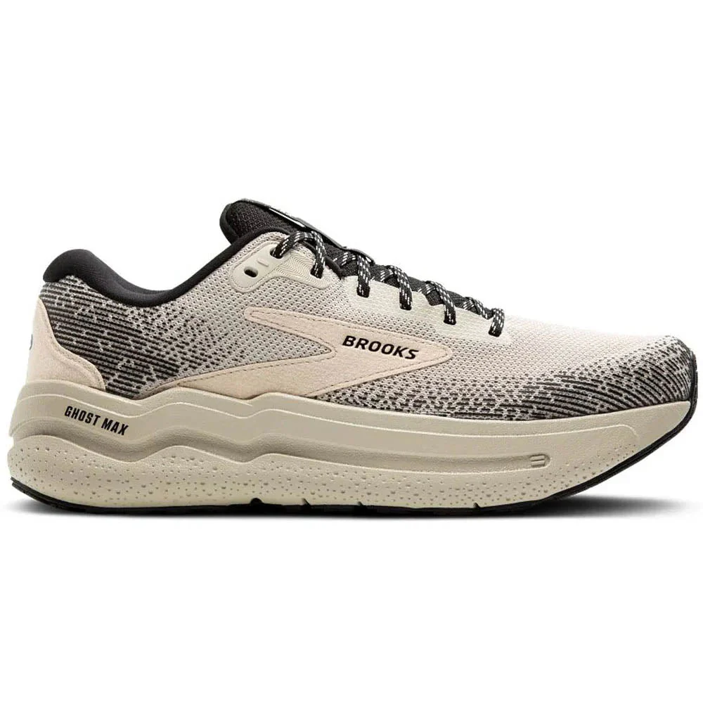 Men's Brooks Ghost Max 2, Pelican/Pelican/Black, 13 D Medium