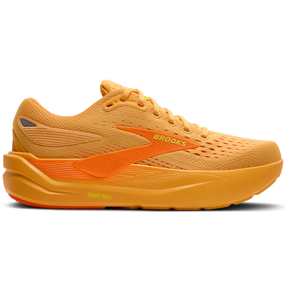 Men's Brooks Ghost Max 3, Orange/Shocking Orange/Excalibur, 10.5 D Medium