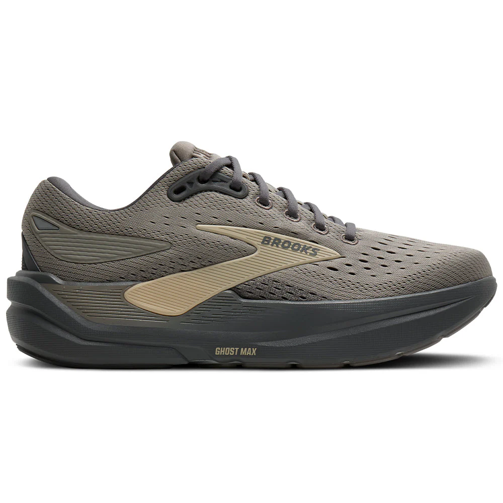Men's Brooks Ghost Max 3, Rockridge/Poppyseed/Sand, 8 D Medium
