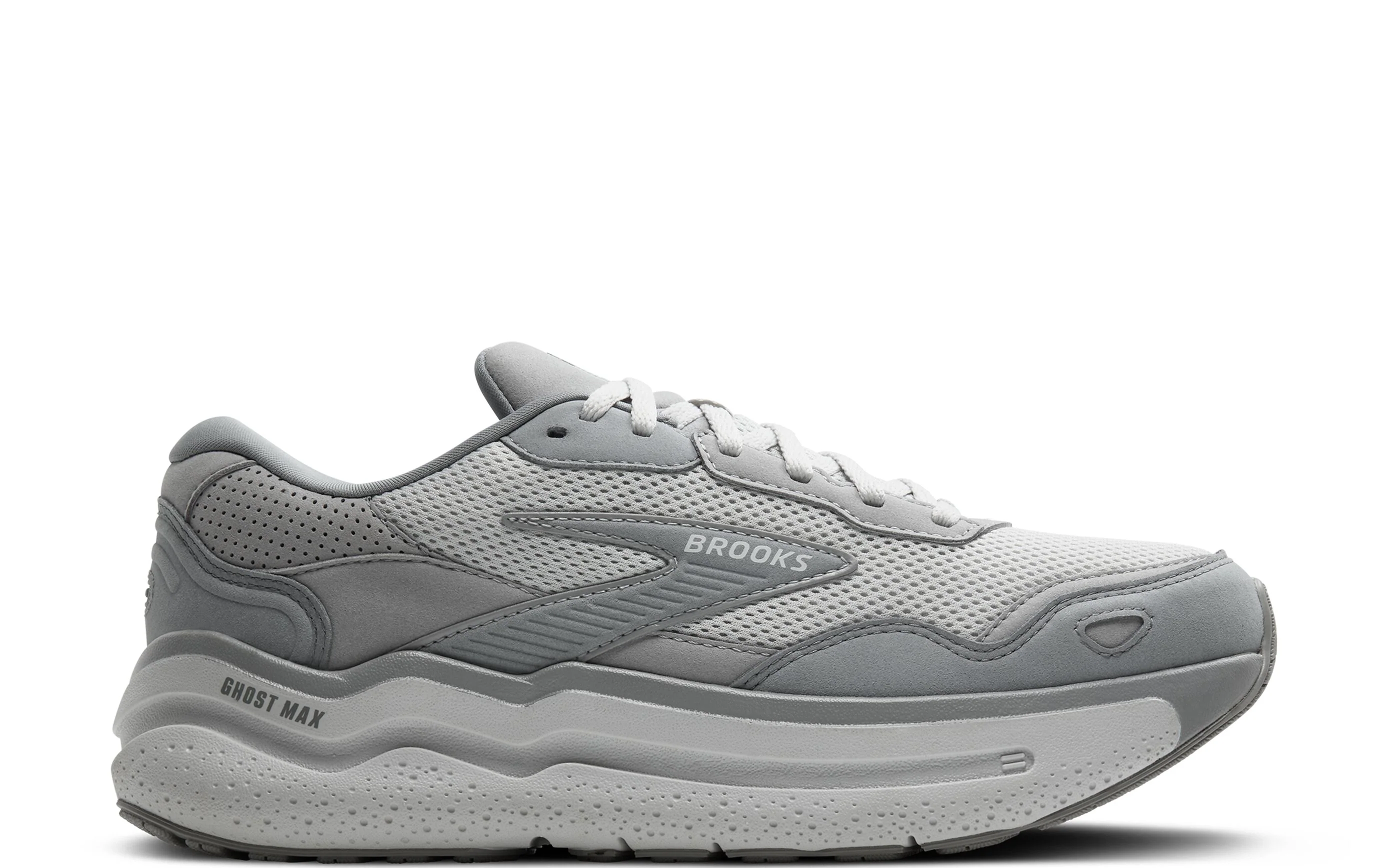 Men's Brooks Ghost Max SE, Primer Grey/Oyster/Alloy, 13 D Medium