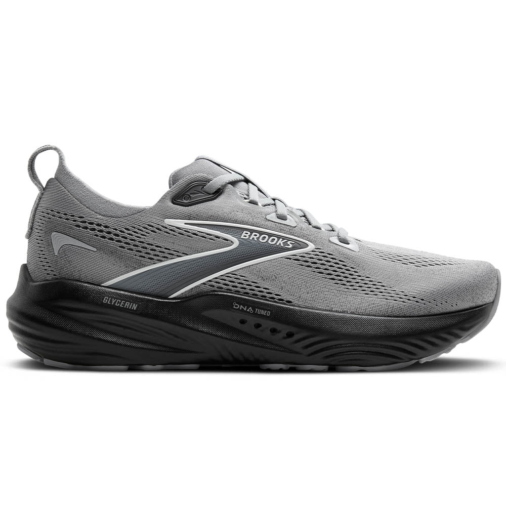 Men's Brooks Glycerin 22, Primer Gray/Ebony/Bluewash, 11.5 4E Extra Wide