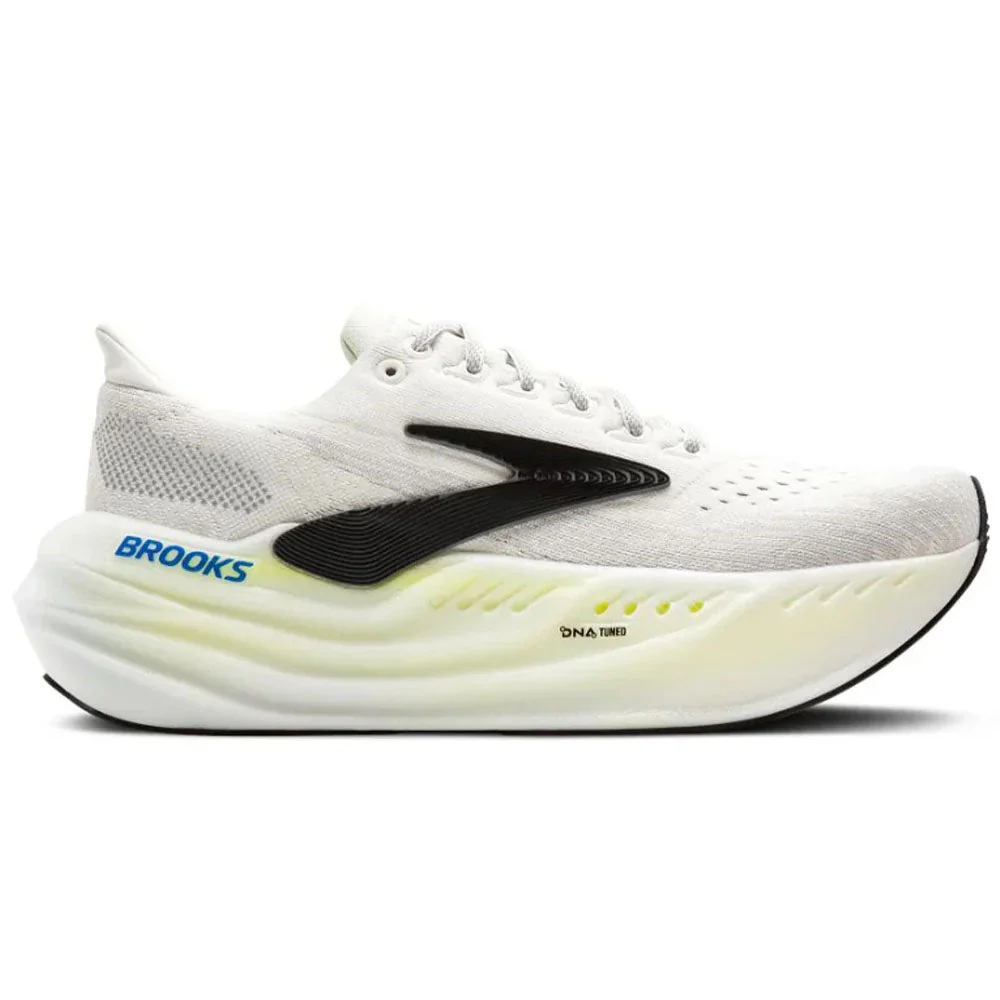 Men's Brooks Glycerin Max, Grey/Black/Nightlife, 13 D Medium