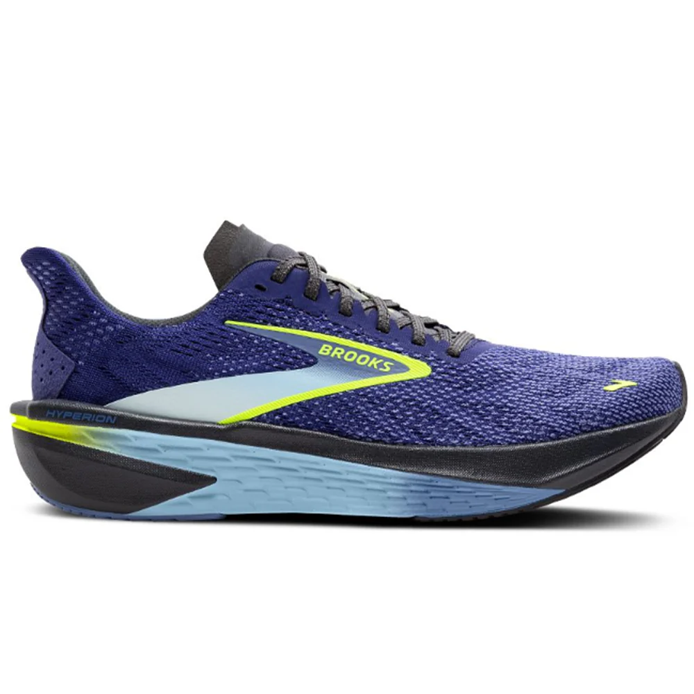 Men's Brooks Hyperion 2, Colony Blue/Navy/Nightlife, 9.5 D Medium