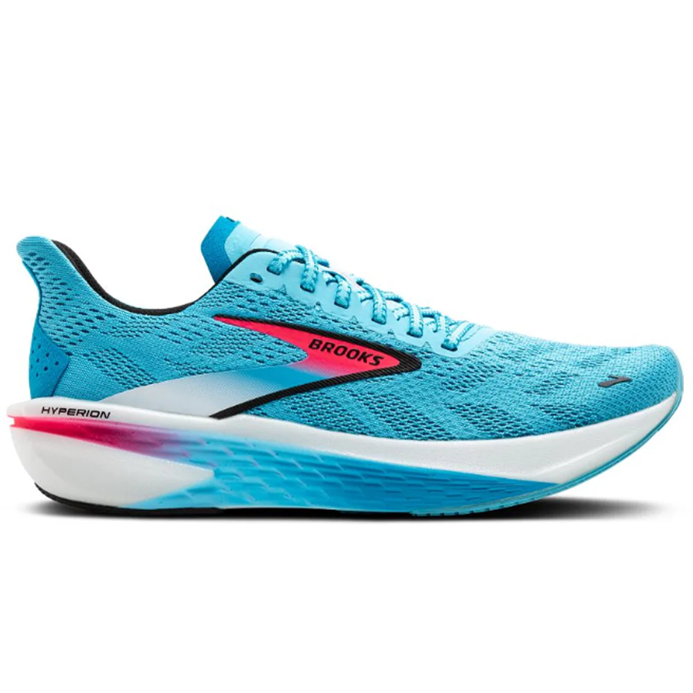 Men's Brooks Hyperion 2, Crystal Seas/Diva Pink/Black, 7 D Medium