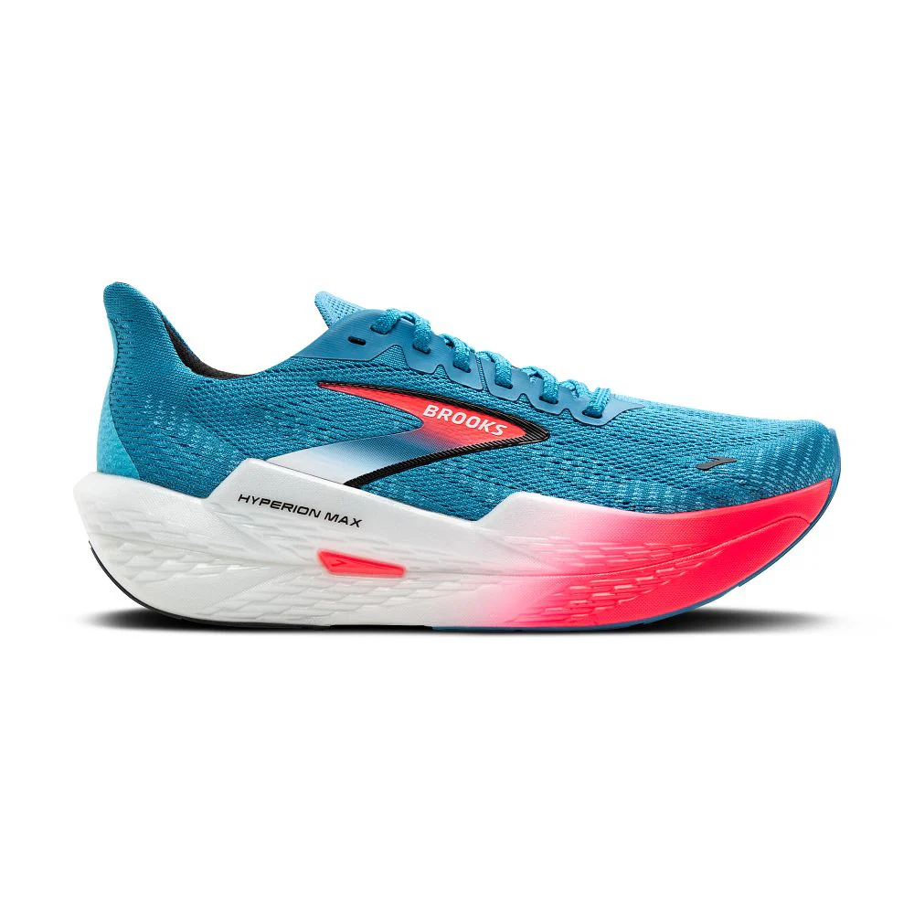 Men's Brooks Hyperion Max 2, Crystal Seas/Diva Pink/Black, 13 D Medium