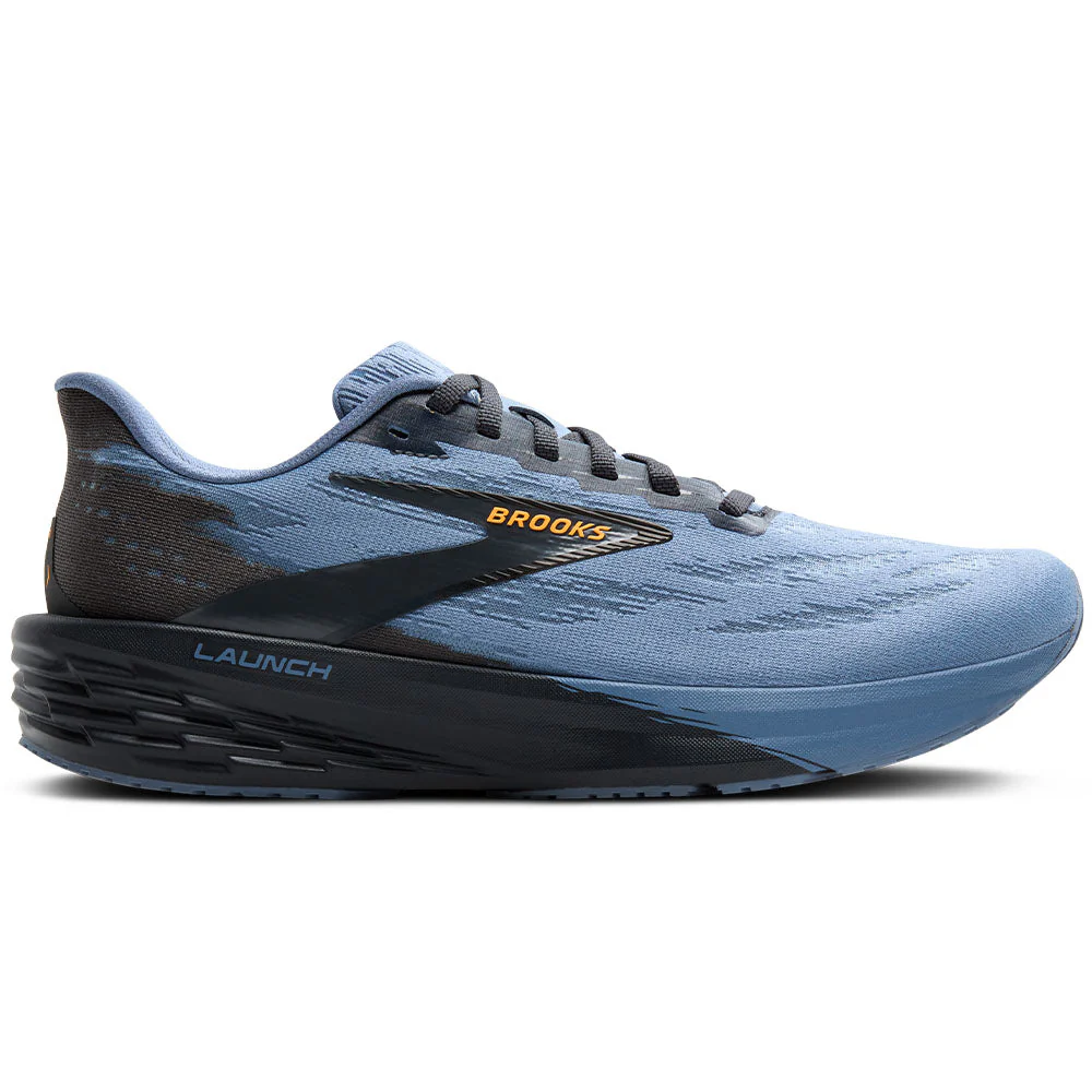 Men's Brooks Launch 11, Country Blue/Ebony/Orange, 11.5 D Medium