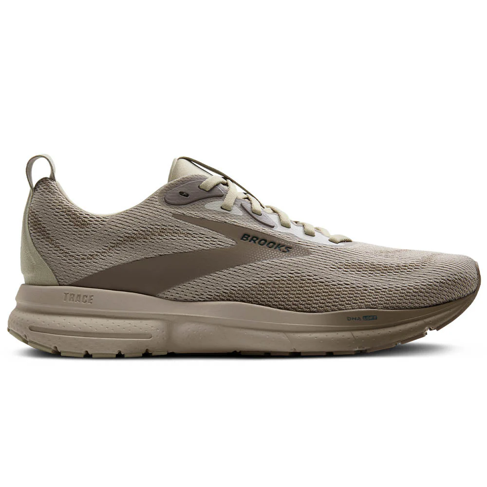 Men's Brooks Trace 4, London Fog/Falcon/Pine, 9.5 D Medium