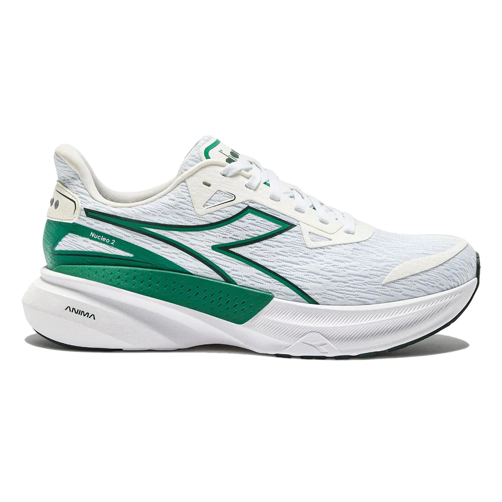 Men's Diadora Nucleo 2, White/Bosphorus