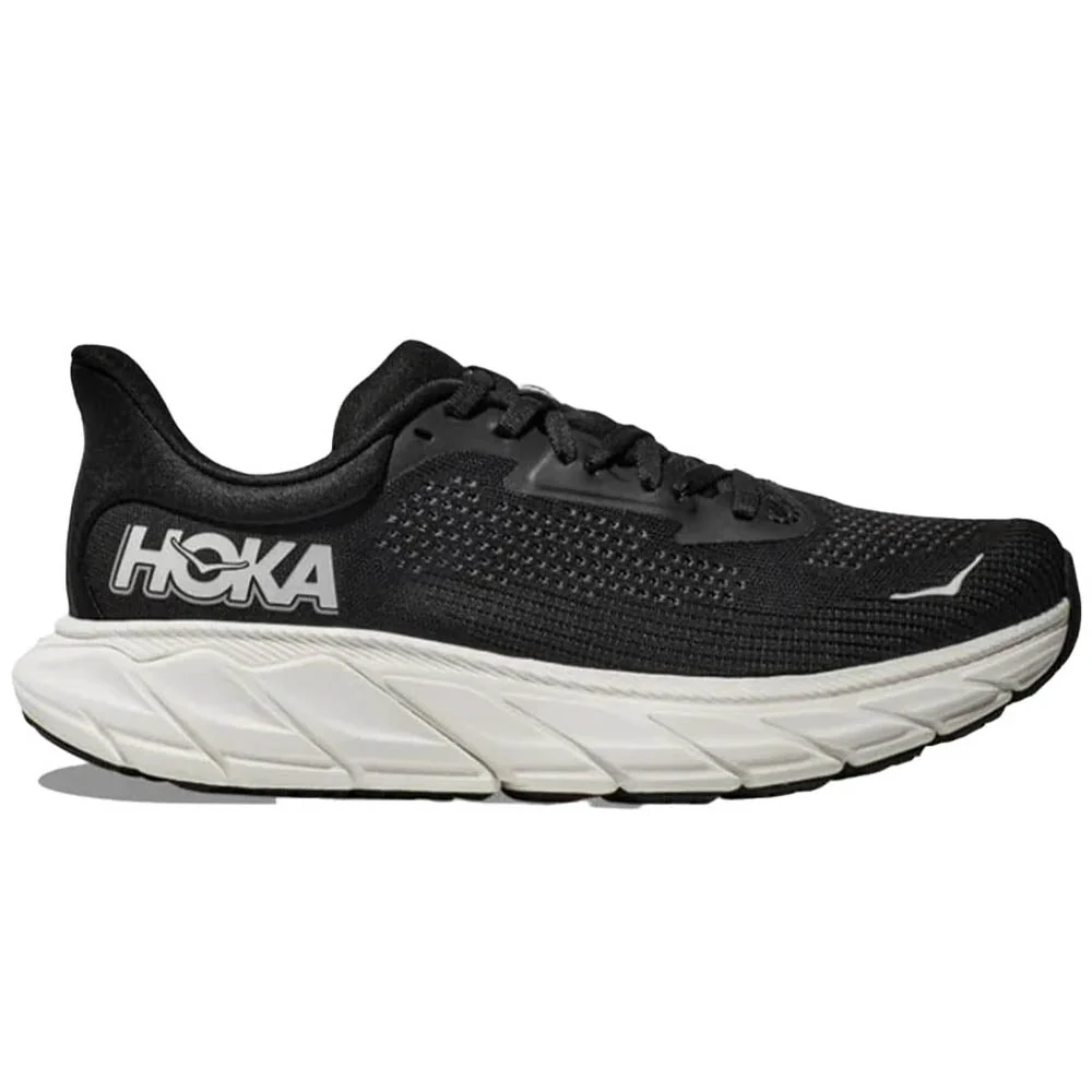 Men's Hoka Arahi 7, Black/White, 11.5 2E Wide