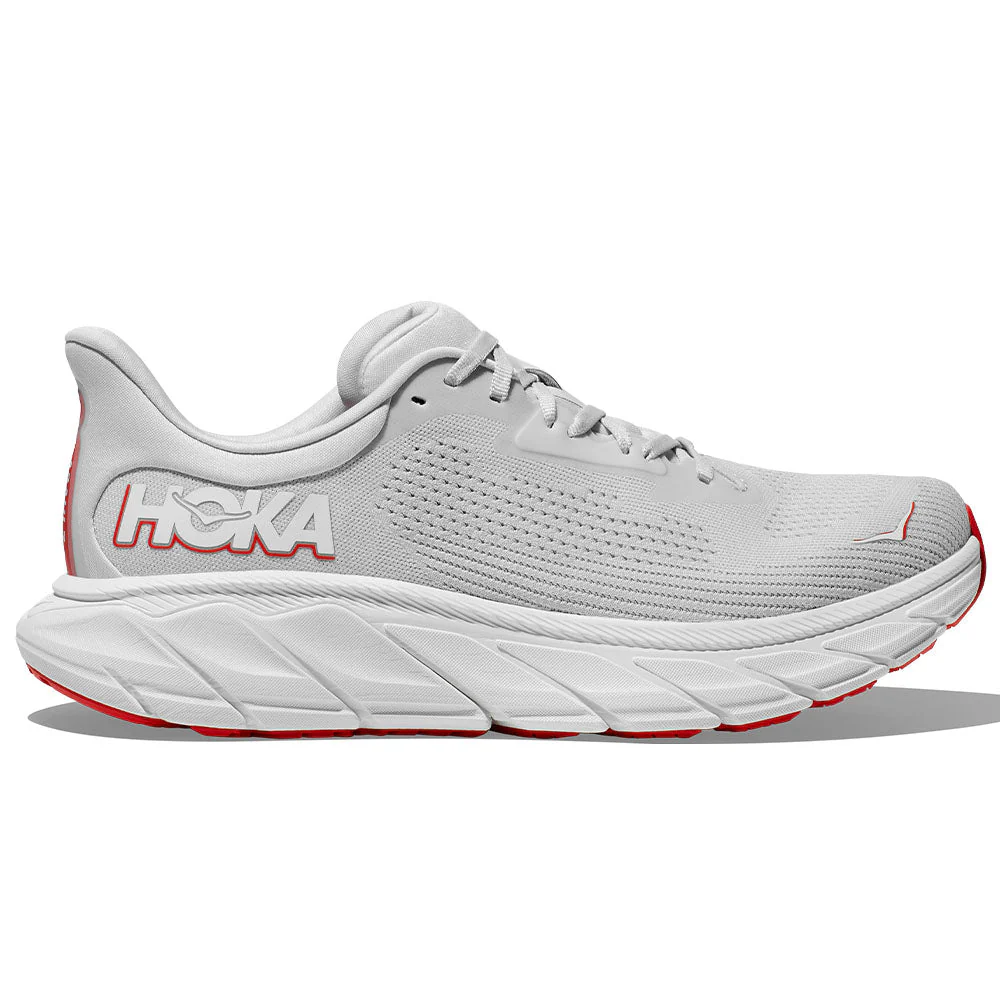 Men's Hoka Arahi 7, Cosmic Grey/Tomato, 9.5 D Medium