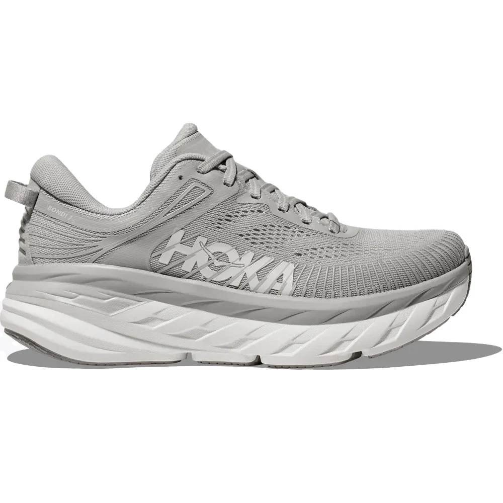 Men's Hoka Bondi 7, Harbor Mist/White, 9.5 D Medium